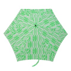 Bright Lime Green Colored Waikiki Surfboards  Mini Folding Umbrellas by PodArtist