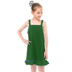 Flag Of The Green Mountain Boys Kids  Overall Dress by abbeyz71