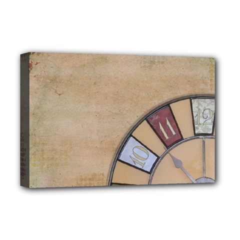 Circle Deluxe Canvas 18  X 12  (stretched) by vintage2030