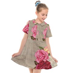 Flower 1646069 1920 Kids  Short Sleeve Shirt Dress by vintage2030