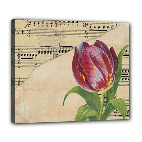Tulip 1229027 1920 Deluxe Canvas 24  X 20  (stretched) by vintage2030