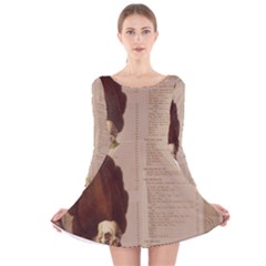 Vintage 1181679 1280 Long Sleeve Velvet Skater Dress by vintage2030