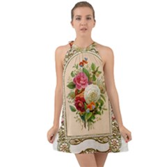 Ornate 1171143 1280 Halter Tie Back Chiffon Dress by vintage2030