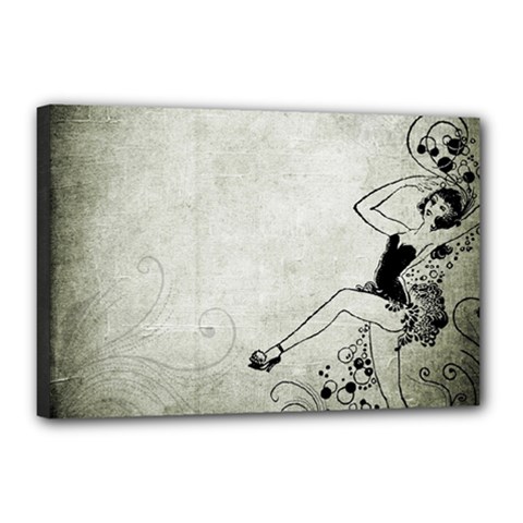 Grunge 1133693 1920 Canvas 18  X 12  (stretched) by vintage2030