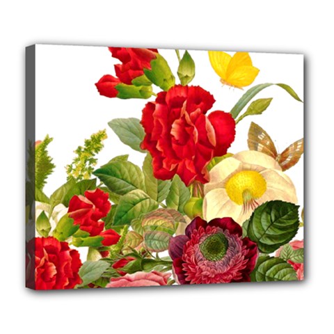 Flower Bouquet 1131891 1920 Deluxe Canvas 24  X 20  (stretched) by vintage2030