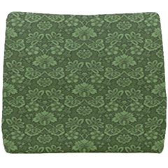 Damask Green Seat Cushion by vintage2030