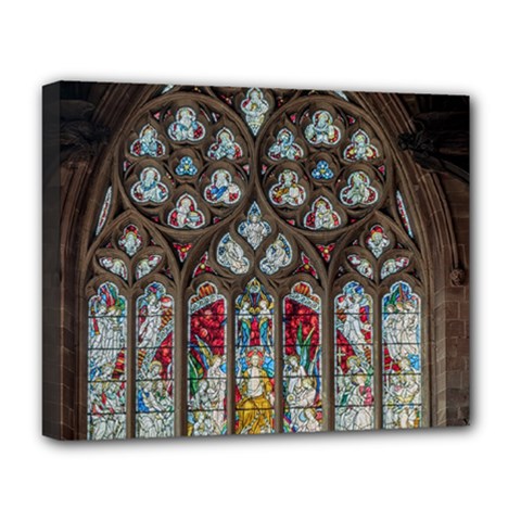 St Martins In The Bullring Birmingham Deluxe Canvas 20  X 16  (stretched) by Simbadda