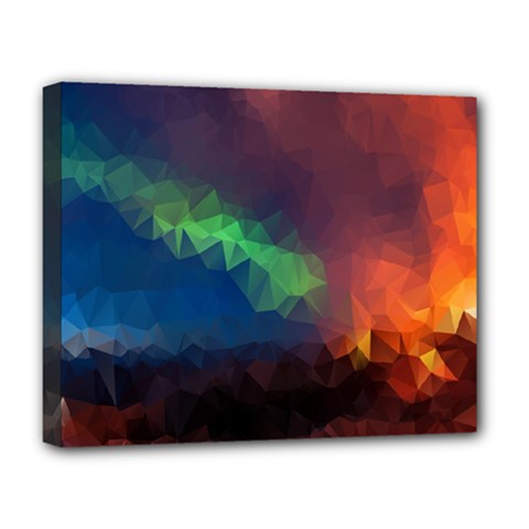 Abstract Texture Background Deluxe Canvas 20  X 16  (stretched) by Simbadda