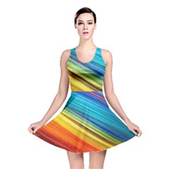 Rainbow Reversible Skater Dress by NSGLOBALDESIGNS2