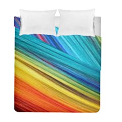 Rainbow Duvet Cover Double Side (full/ Double Size) by NSGLOBALDESIGNS2