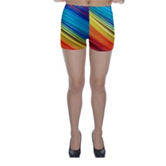 Rainbow Skinny Shorts by NSGLOBALDESIGNS2