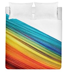 Rainbow Duvet Cover (queen Size) by NSGLOBALDESIGNS2