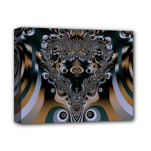 Art Pattern Fractal Art Artwork Design Deluxe Canvas 14  X 11  (stretched) by Simbadda