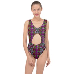 Floral Climbing To The Sky For Ornate Decorative Happiness Center Cut Out Swimsuit by pepitasart