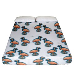Flaming Gogo Fitted Sheet (queen Size) by ArtByAng