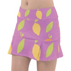 Seamlessly Pattern Fruits Fruit Tennis Skirt by Nexatart