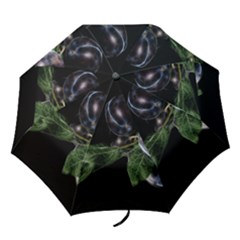 Plums Photo Art Fractalius Fruit Folding Umbrellas by Sapixe