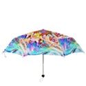 Background Drips Fluid Colorful Folding Umbrellas View3