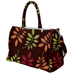 Leaves Foliage Pattern Design Duffel Travel Bag by Sapixe