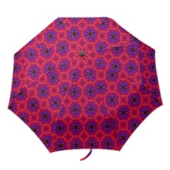 Retro Abstract Boho Unique Folding Umbrellas by Sapixe