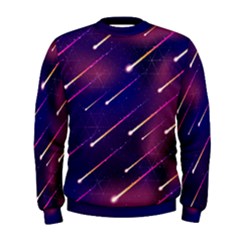 Meteor Shower 1 Men s Sweatshirt by JadehawksAnD