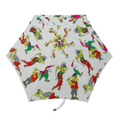 Golfers Athletes The Form Of Mini Folding Umbrellas by Sapixe
