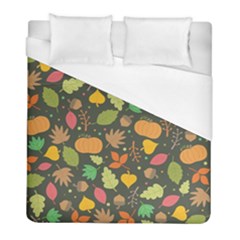Thanksgiving Pattern Duvet Cover (full/ Double Size) by Valentinaart