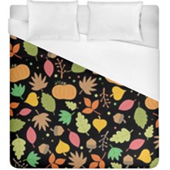 Thanksgiving Pattern Duvet Cover (king Size) by Valentinaart