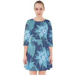 Graphic Design Wallpaper Abstract Smock Dress by Sapixe
