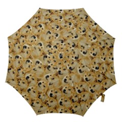 Doge Meme Doggo Kekistan Funny Pattern Hook Handle Umbrellas (medium) by snek