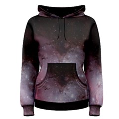 Eagle Nebula Wine Pink And Purple Pastel Stars Astronomy Women s Pullover Hoodie by genx