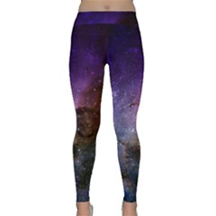 Carina Nebula Ngc 3372 The Grand Nebula Pink Purple And Blue With Shiny Stars Astronomy Classic Yoga Leggings by genx