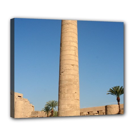Temple Of Karnak Luxor Egypt  Deluxe Canvas 24  X 20  (stretched) by StarvingArtisan