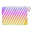 Abstract Lines Mockup Oblique Canvas Cosmetic Bag (XL) View2