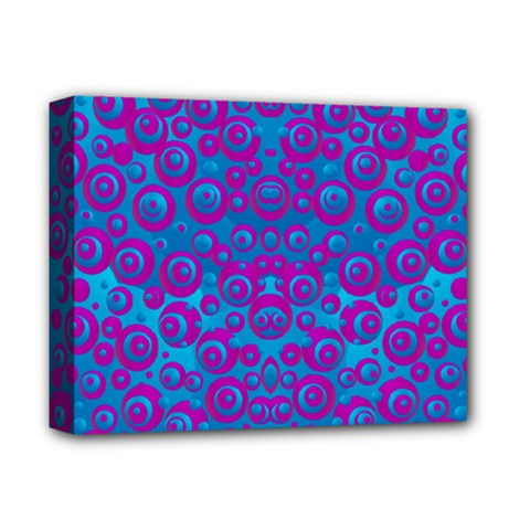 The Eyes Of Freedom In Polka Dot Deluxe Canvas 14  X 11  (stretched) by pepitasart