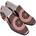 Design Circular Aztec Symbol Slip On Heel Loafers View3
