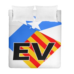 Logo Of Valencian Left Political Party Duvet Cover Double Side (full/ Double Size) by abbeyz71