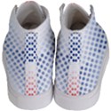Dots Pointillism Abstract Chevron Kids  Hi-Top Skate Sneakers View4