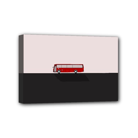 Bus Mini Canvas 6  X 4  (stretched) by Valentinaart