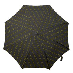 No Step On Snek Pattern Charcoal Dark Gray Background Meme Hook Handle Umbrella (medium) by snek