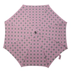 Kekistan Logo Pattern On Pink Background Hook Handle Umbrellas (medium) by snek