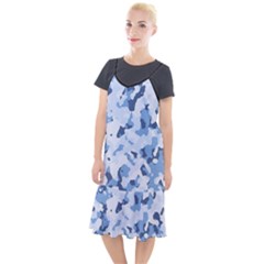 Standard Light Blue Camouflage Army Military Camis Fishtail Dress by snek