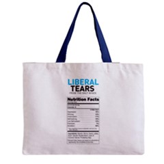 Liberal Tears  Funny With Supplement Facts Custom Colors Zipper Medium Tote Bag by snek