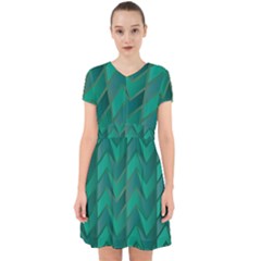 Geometric Background Adorable In Chiffon Dress by Alisyart