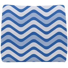Waves Wavy Lines Pattern Seat Cushion by Alisyart
