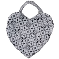 Decorative Ornamental Giant Heart Shaped Tote by Mariart
