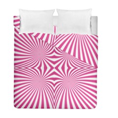 Hypnotic Psychedelic Abstract Ray Duvet Cover Double Side (full/ Double Size) by Alisyart
