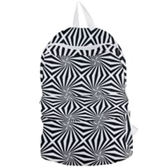Line Stripe Pattern Foldable Lightweight Backpack by Mariart