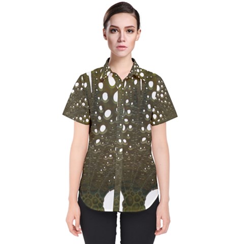 Leaf Tree Women s Short Sleeve Shirt by Mariart