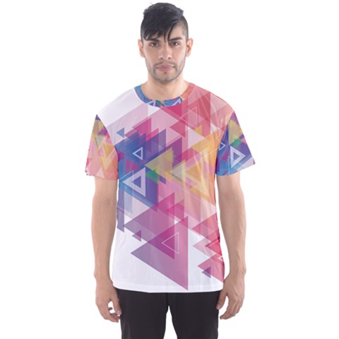 Science And Technology Triangle Men s Sports Mesh Tee by Alisyart